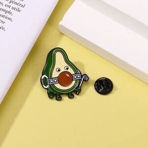 Cute Avocado Enamel Pin NWOT

1 for $6
2 for $8
3 for $12
4 for $15